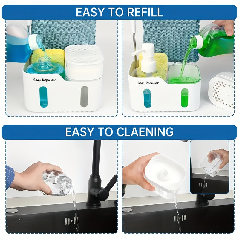 4-in-1 Soap Dispenser & Sink Organizer