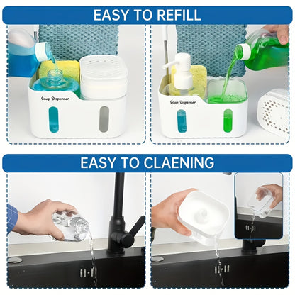 4-in-1 Soap Dispenser & Sink Organizer