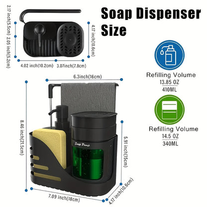 4-in-1 Soap Dispenser & Sink Organizer